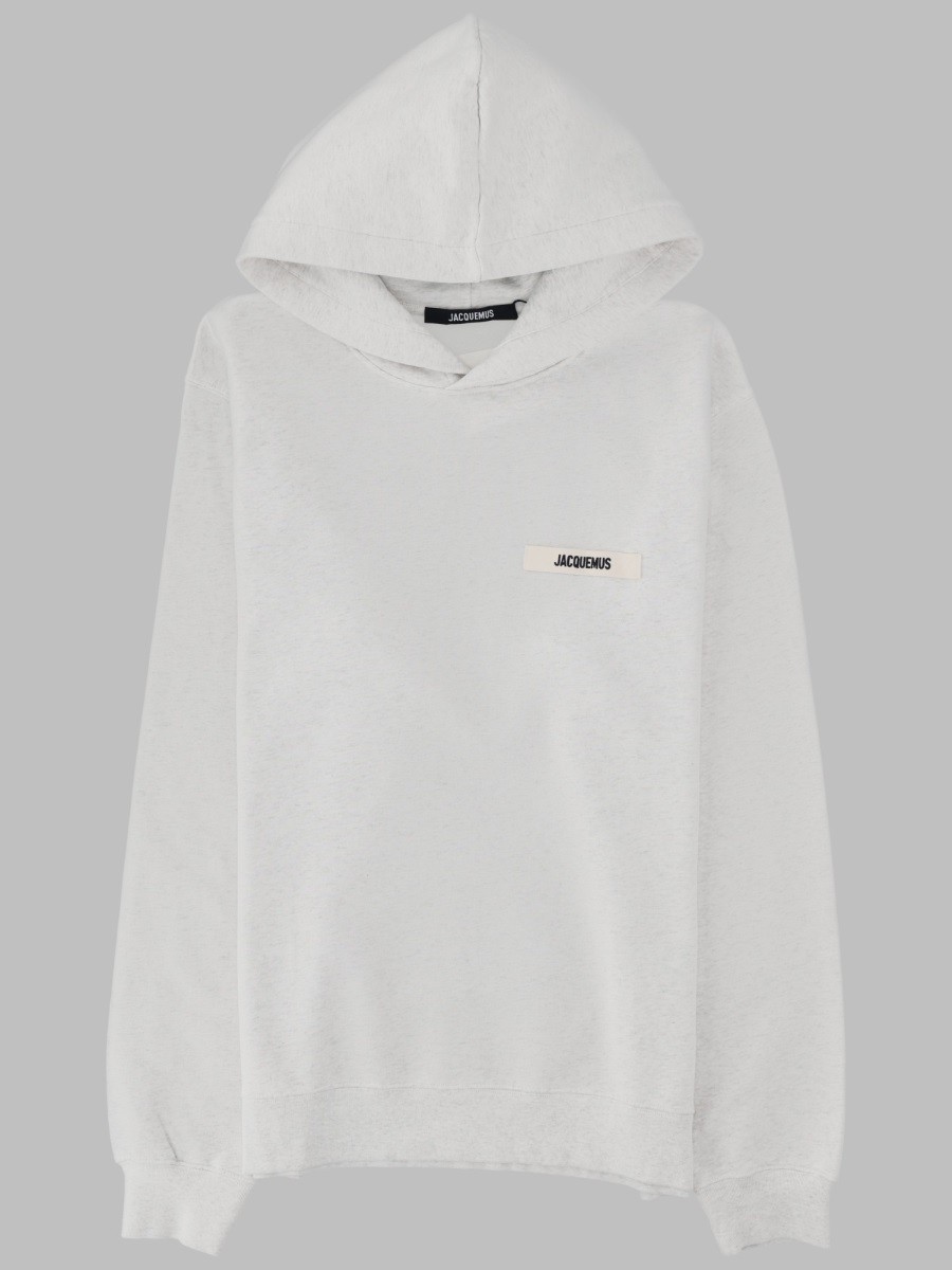JACQUEMUS FELPA CON CAPPUCCIO