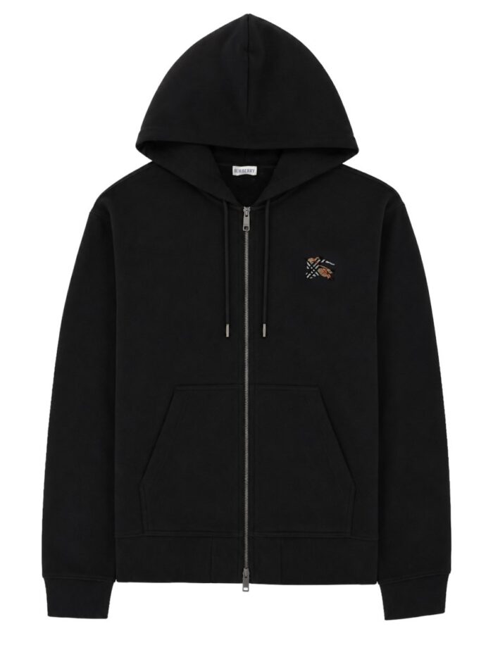 burberry felpa con cappuccio e zip Burberry FELPA CON CAPPUCCIO E ZIP