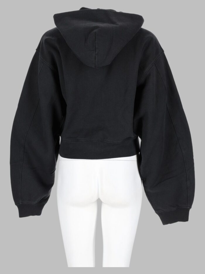 Alexander Wang Felpa Con Cappuccio E Zip Con Logo