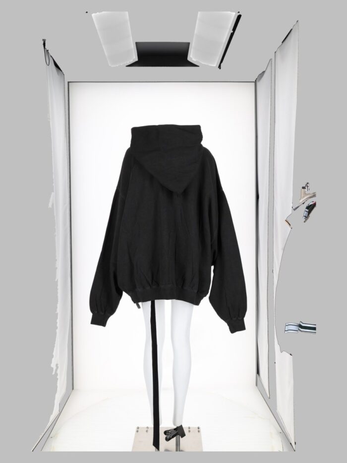 RICK OWENS DRKSHDW Felpa Con Cappuccio "Tower Mountain Hun"