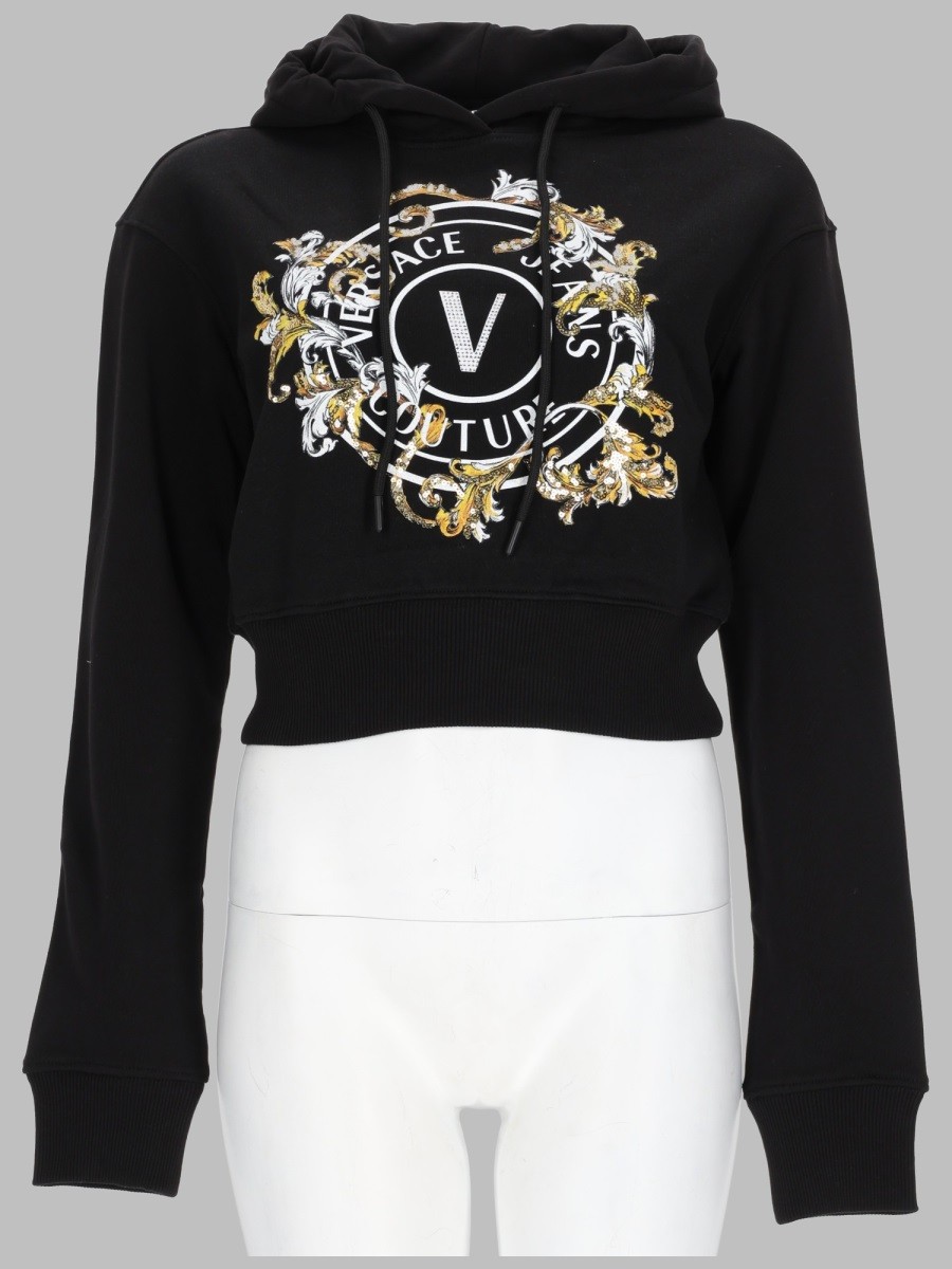 Versace Jeans Couture FELPA CON EMBLEMA BAROCCO