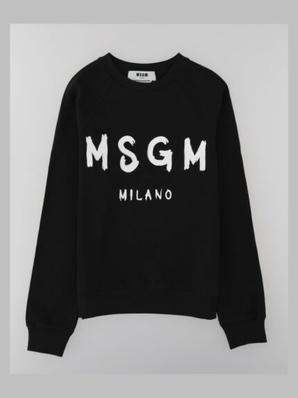 Msgm Felpa Con Logo