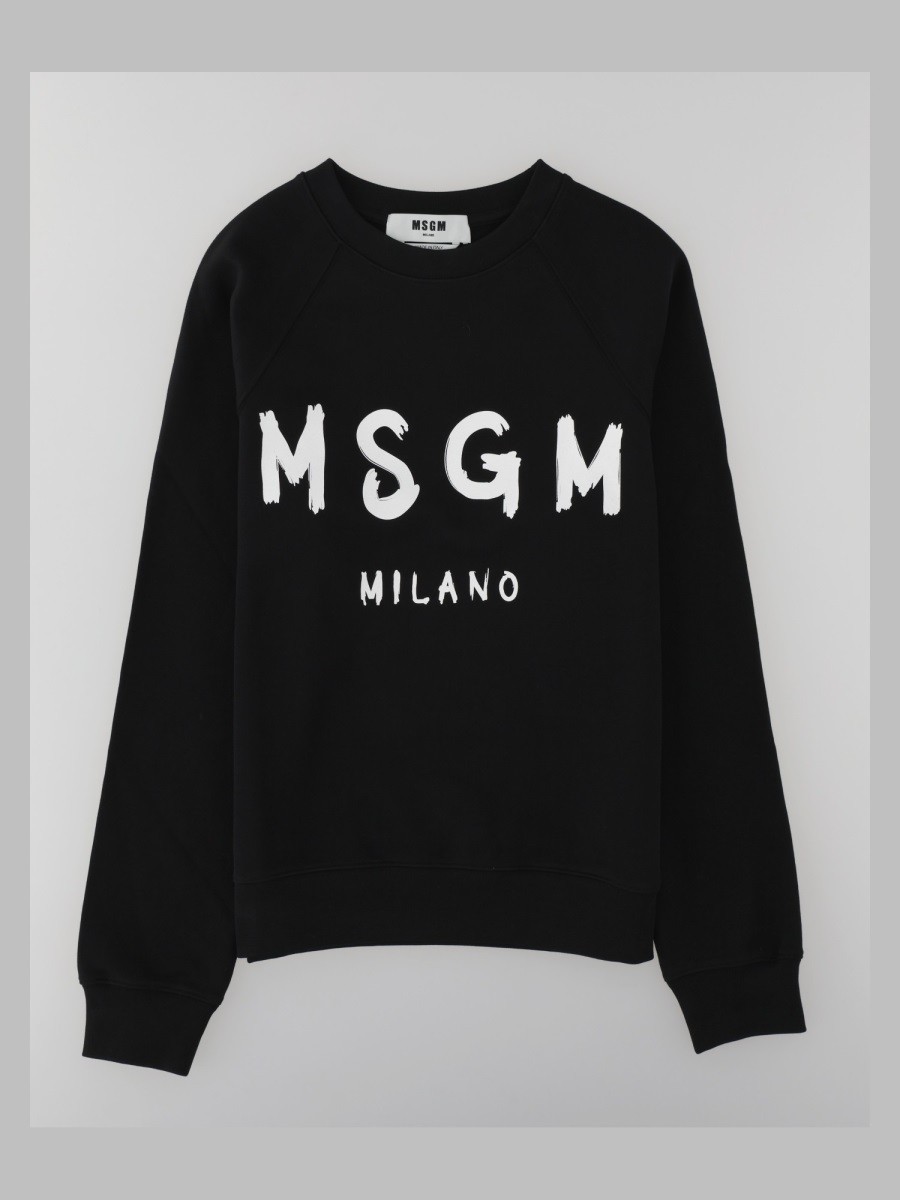 Msgm Felpa Con Logo