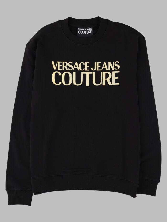 versace jeans couture felpa con logo Versace Jeans Couture Felpa Con Logo