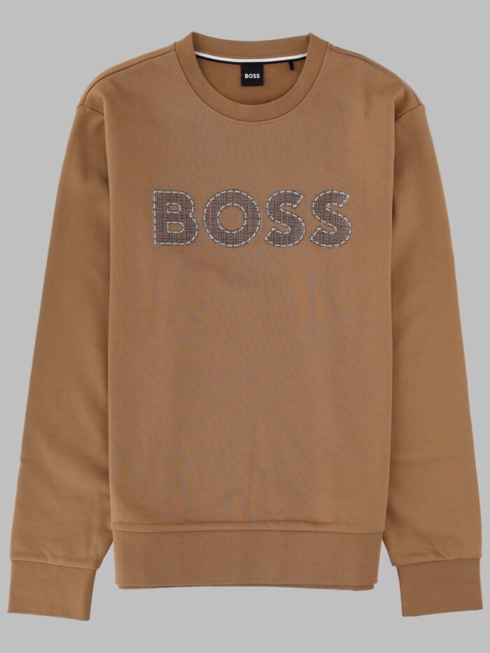 boss felpa con logo Boss FELPA CON LOGO