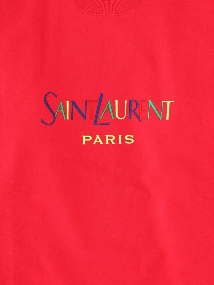 Saint Laurent Felpa Con Logo