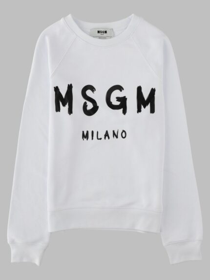 Msgm Felpa Con Logo