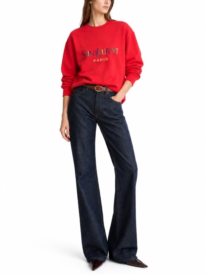 Saint Laurent Felpa Con Logo