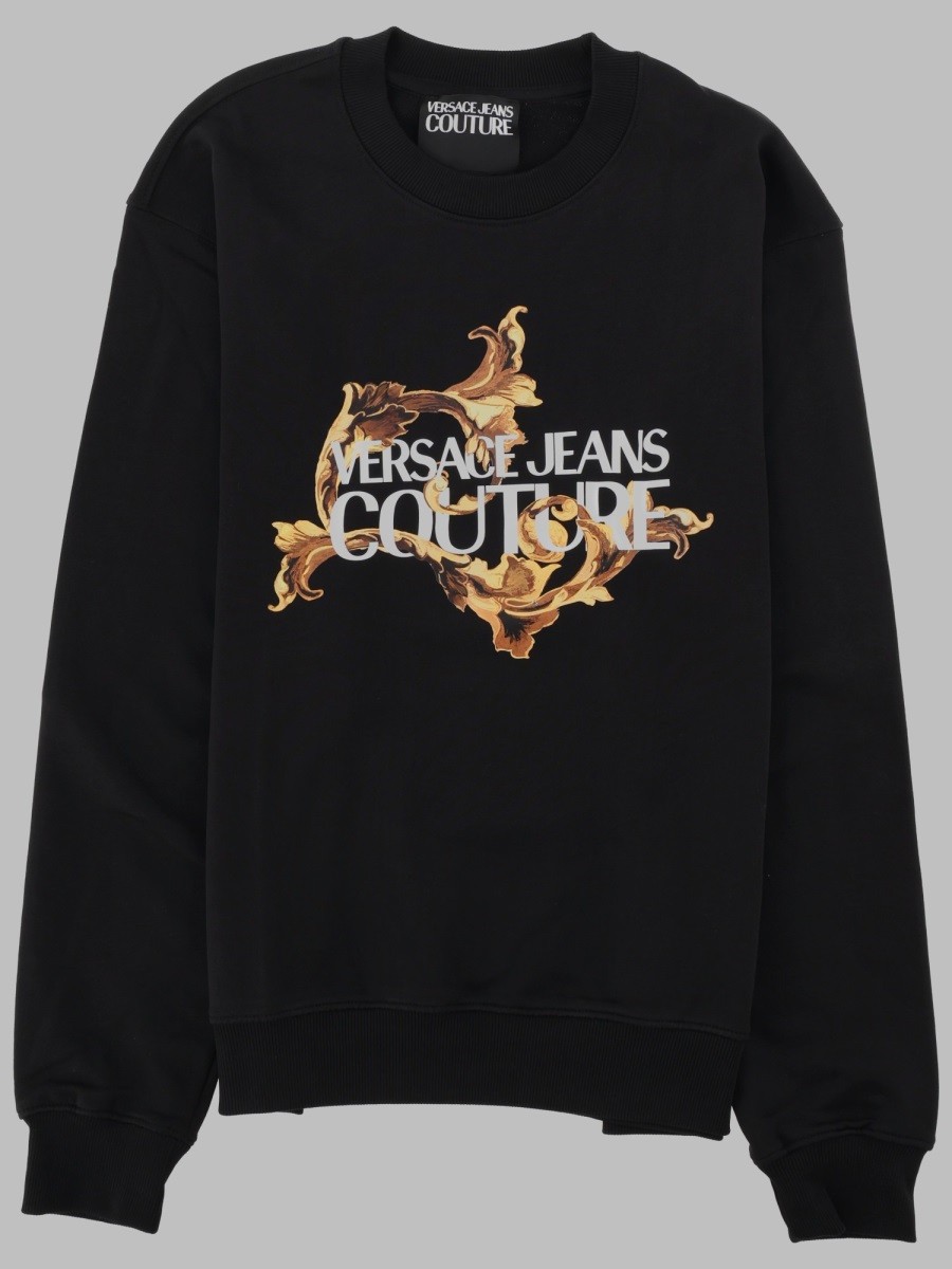 Versace Jeans Couture FELPA CON LOGO BAROQUE