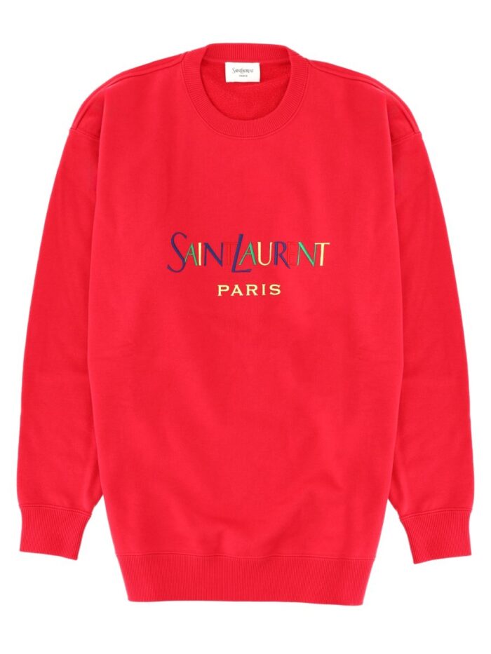 Saint Laurent Felpa Con Logo