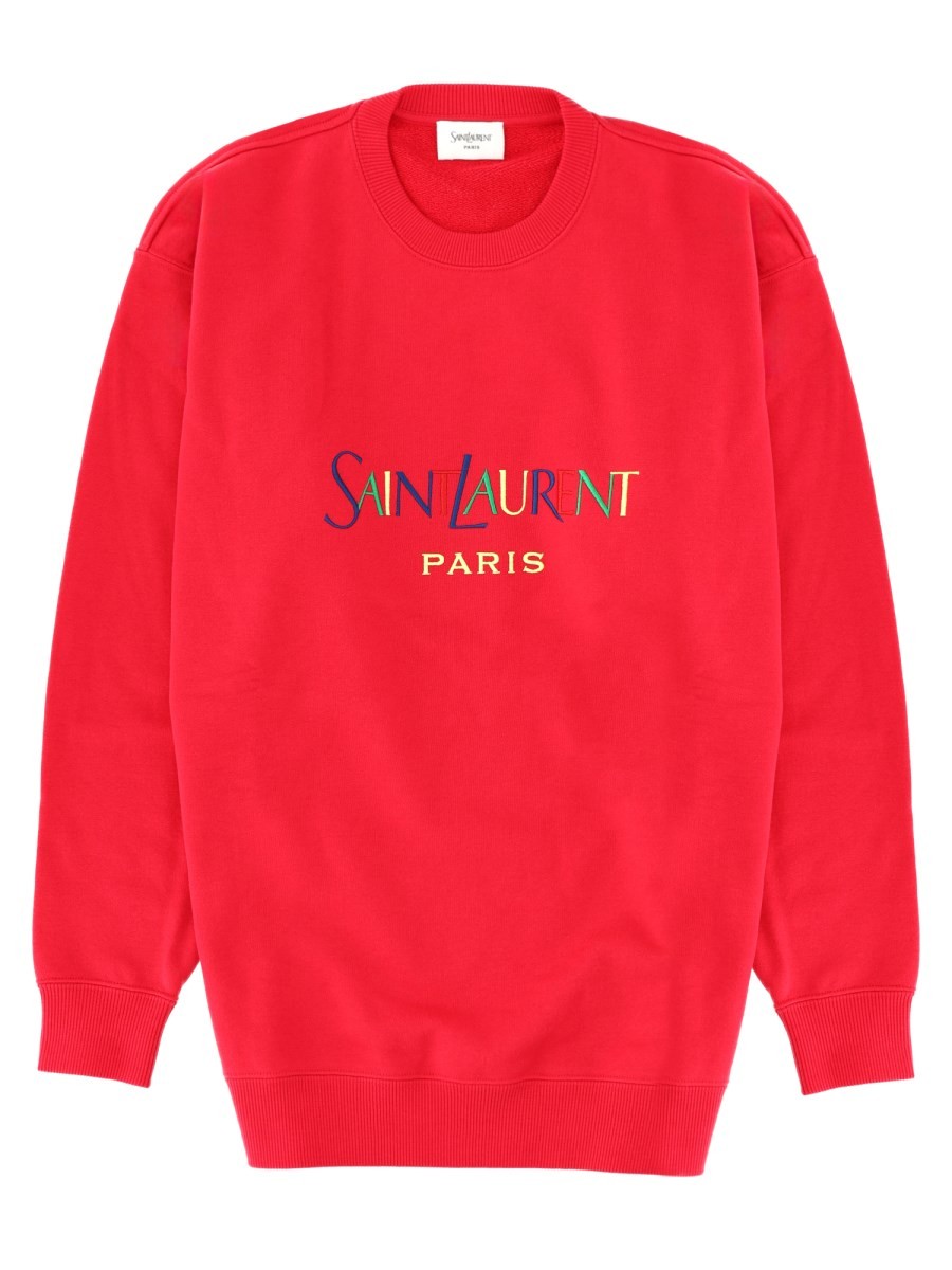 Saint Laurent Felpa Con Logo