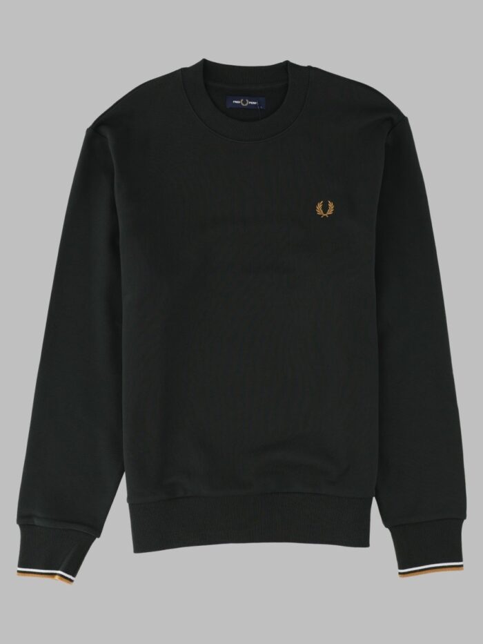 fred perry felpa con logo FRED PERRY Felpa Con Logo