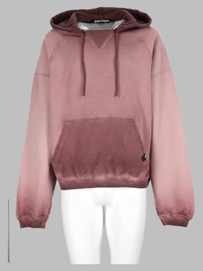 Palm Angels Felpa Con Logo E Cappuccio
