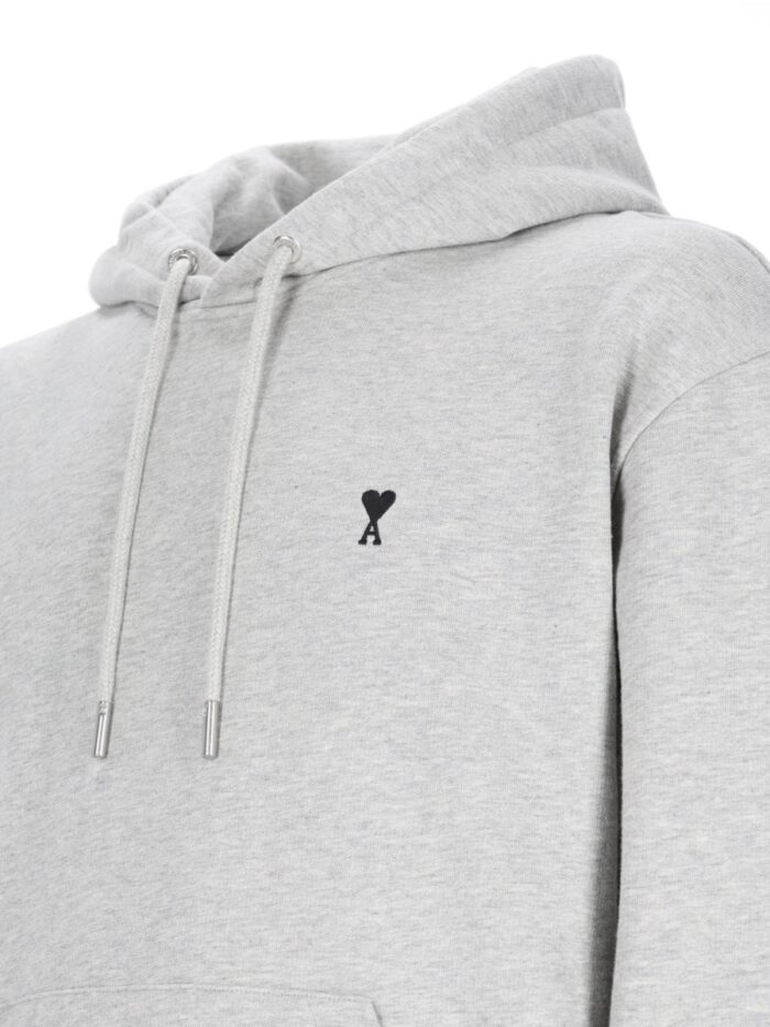 AMI PARIS Felpa Con Logo E Cappuccio