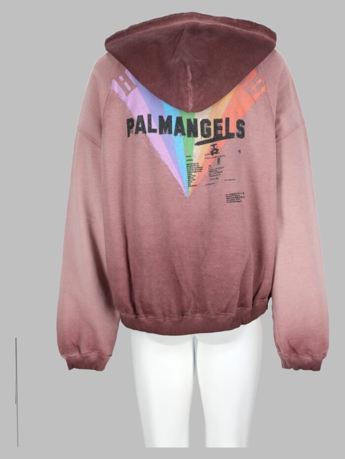 Palm Angels Felpa Con Logo E Cappuccio
