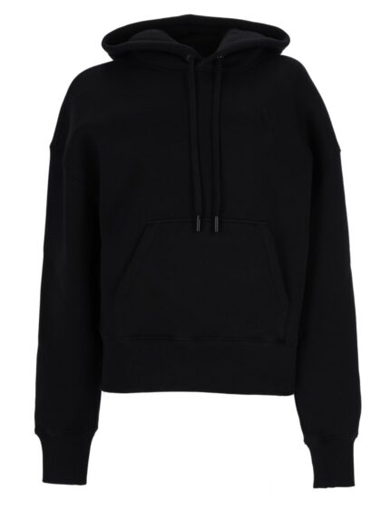 AMI PARIS Felpa Con Logo E Cappuccio