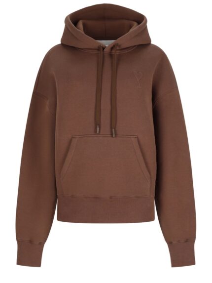 AMI PARIS Felpa Con Logo E Cappuccio