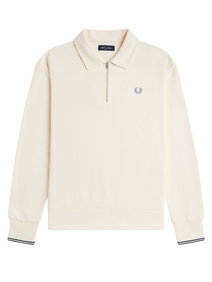 FRED PERRY Felpa Con Logo E Zip