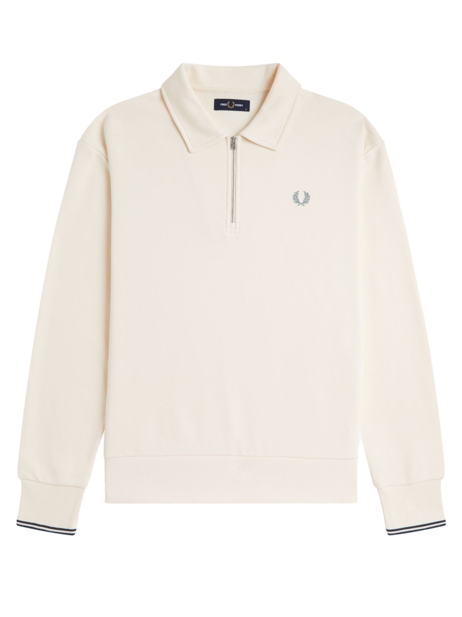 FRED PERRY Felpa Con Logo E Zip