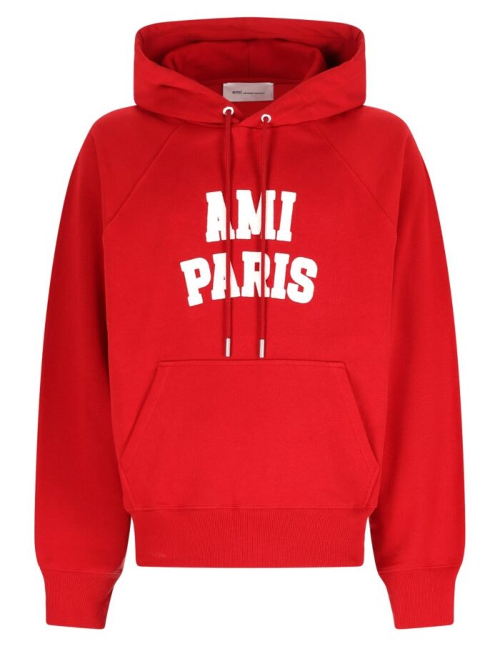 ami paris felpa con logo AMI PARIS Felpa Con Logo