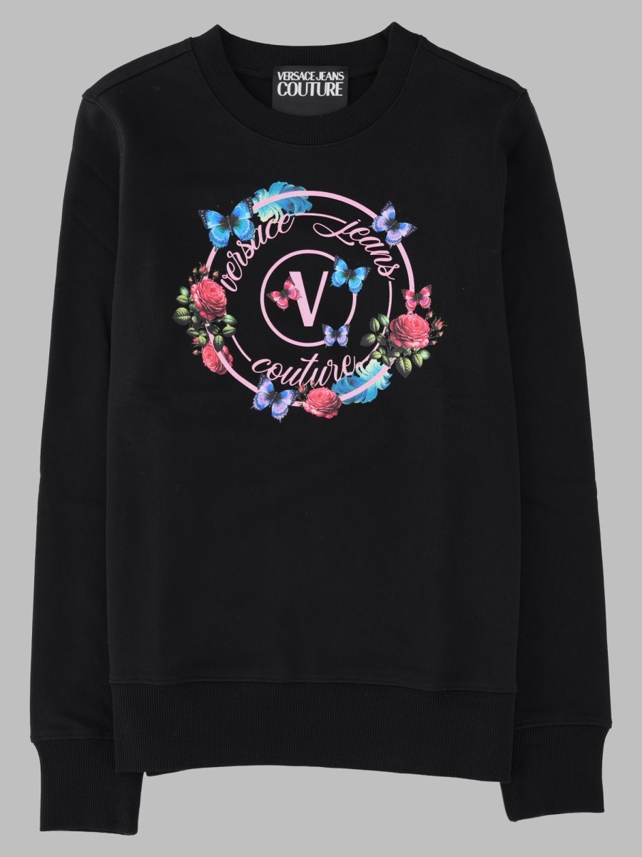 Versace Jeans Couture Felpa Con Logo