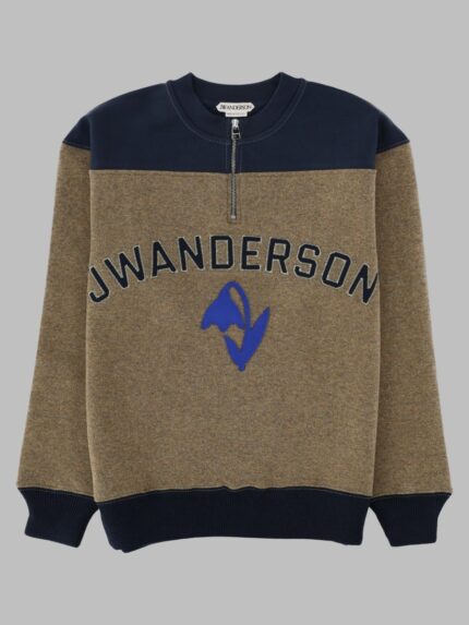 Jw Anderson Felpa Con Logo Ricamato