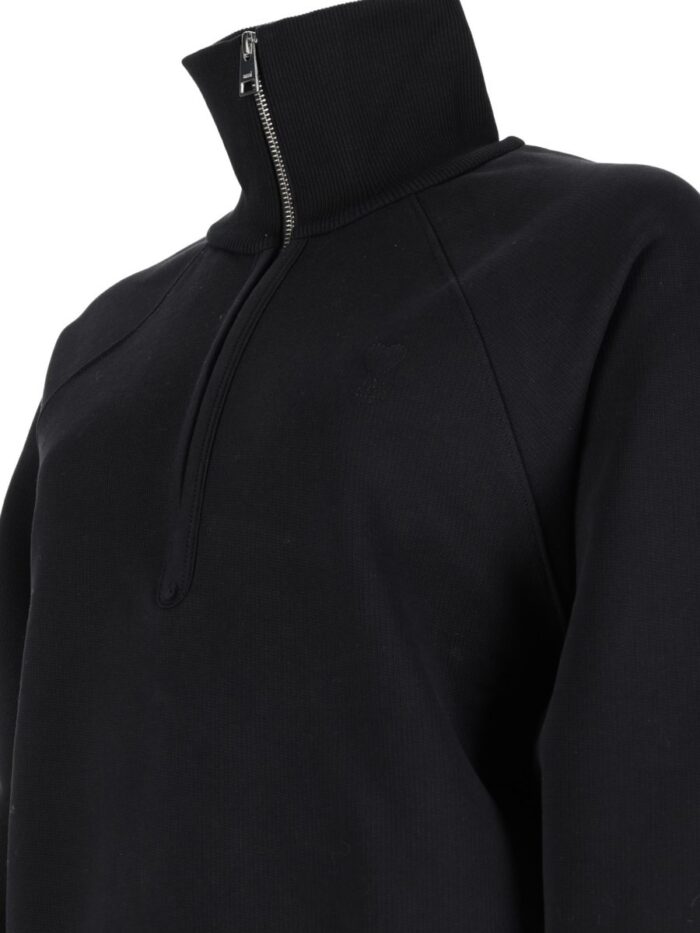 AMI PARIS Felpa Con Logo Ricamato