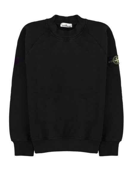 Stone Island Felpa Con Patch Logo