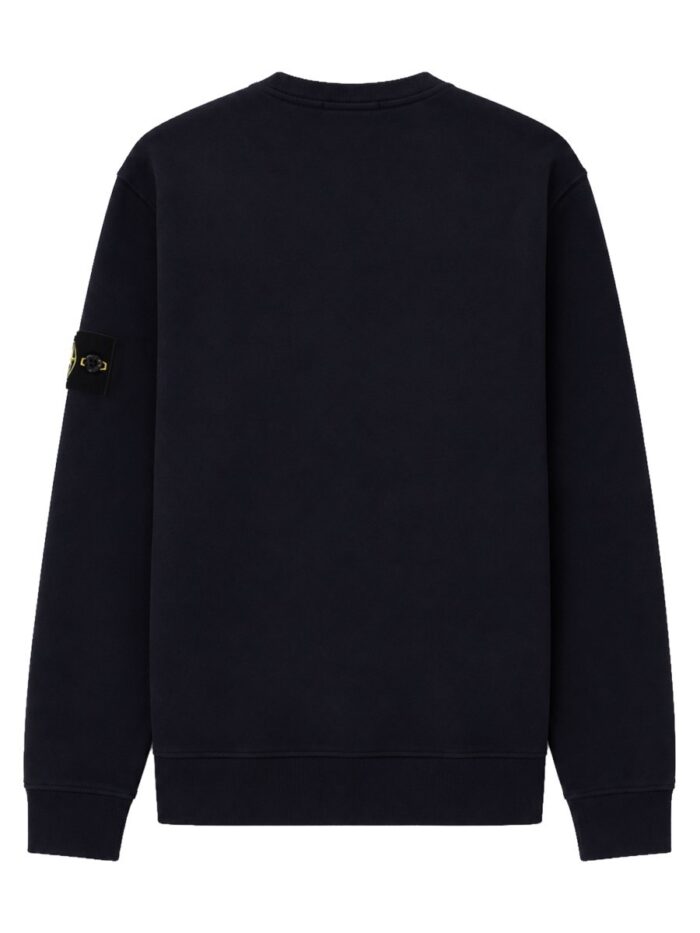 Stone Island Felpa Con Patch Logo