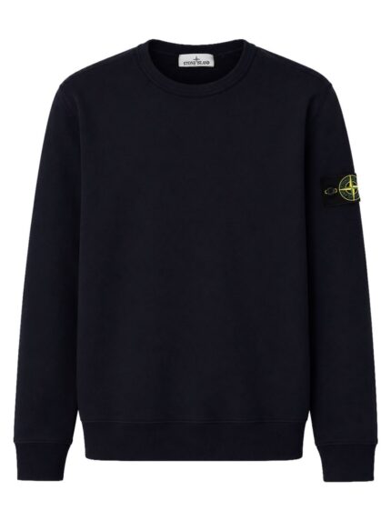 Stone Island Felpa Con Patch Logo