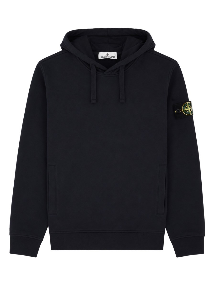 Stone Island FELPA CON PATCH LOGO