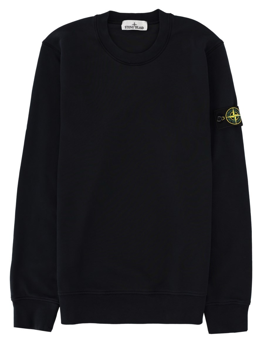 Stone Island FELPA CON PATCH LOGO