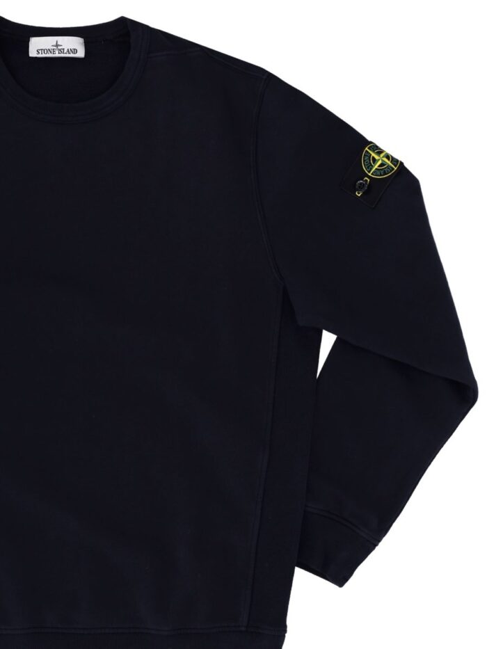 Stone Island Felpa Con Patch Logo