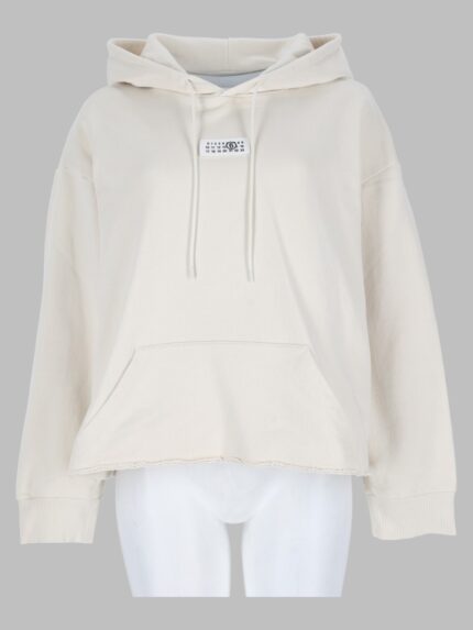 MM6 MAISON MARGIELA Felpa Con Patch Logo