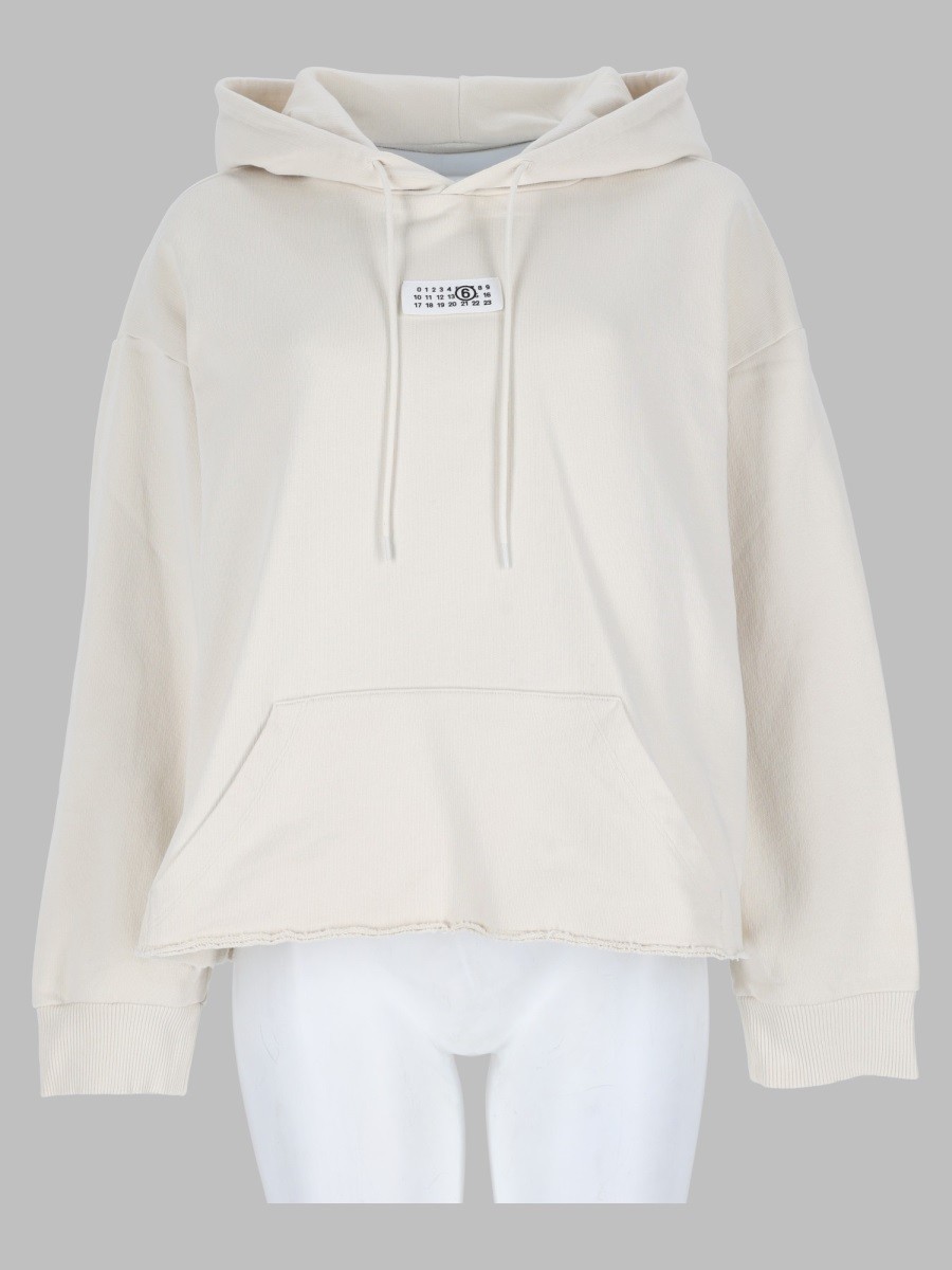 MM6 MAISON MARGIELA Felpa Con Patch Logo