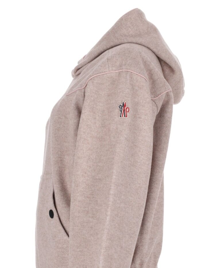 MONCLER GRENOBLE Felpa Con Patch Logo