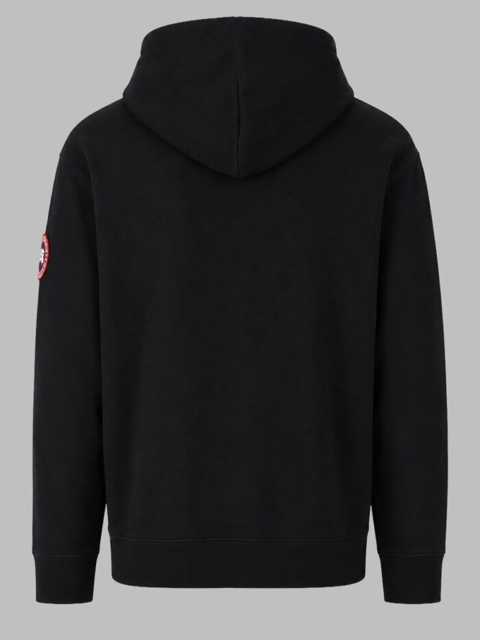 CANADA GOOSE FELPA CON PATCH LOGO E CAPPUCCIO