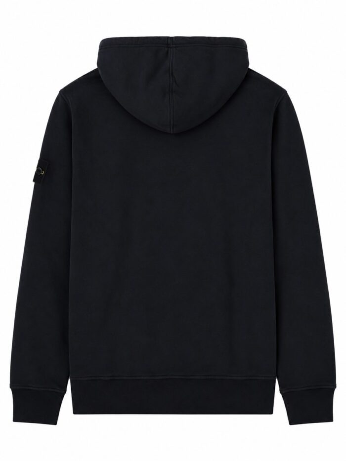Stone Island FELPA CON PATCH LOGO E ZIP