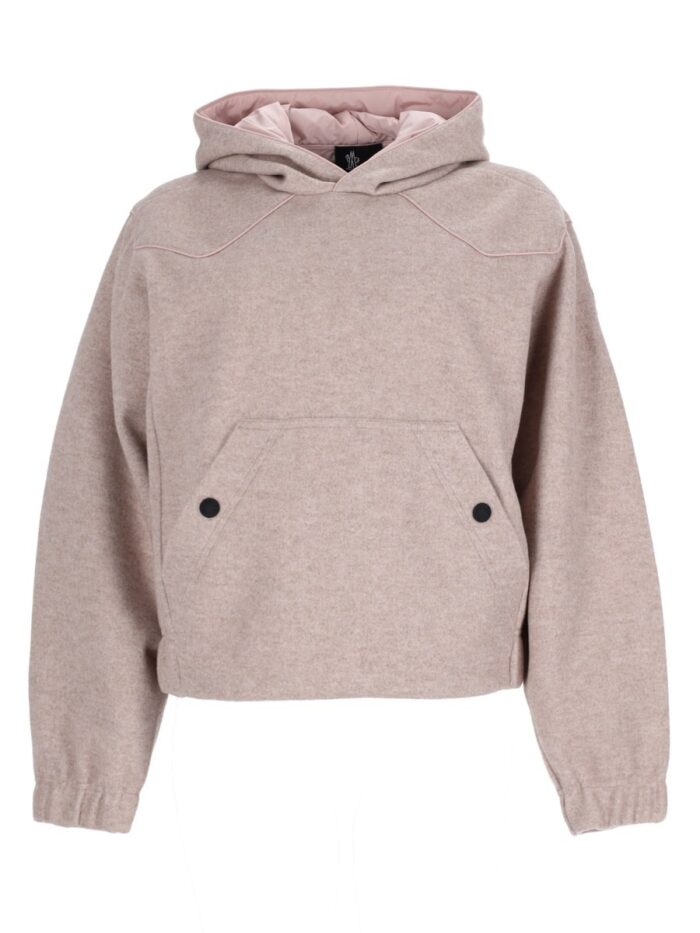 MONCLER GRENOBLE Felpa Con Patch Logo
