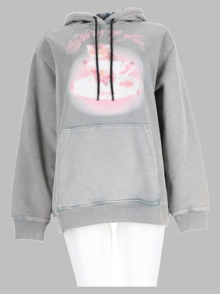 Msgm Felpa Con Stampa