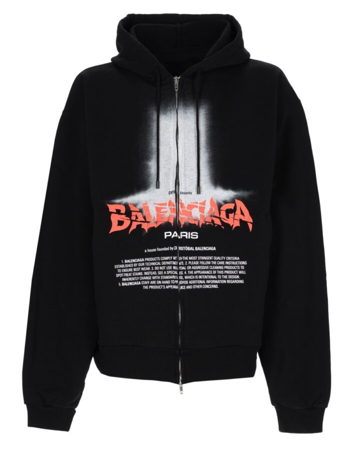 balenciaga felpa con stampa Balenciaga FELPA CON STAMPA