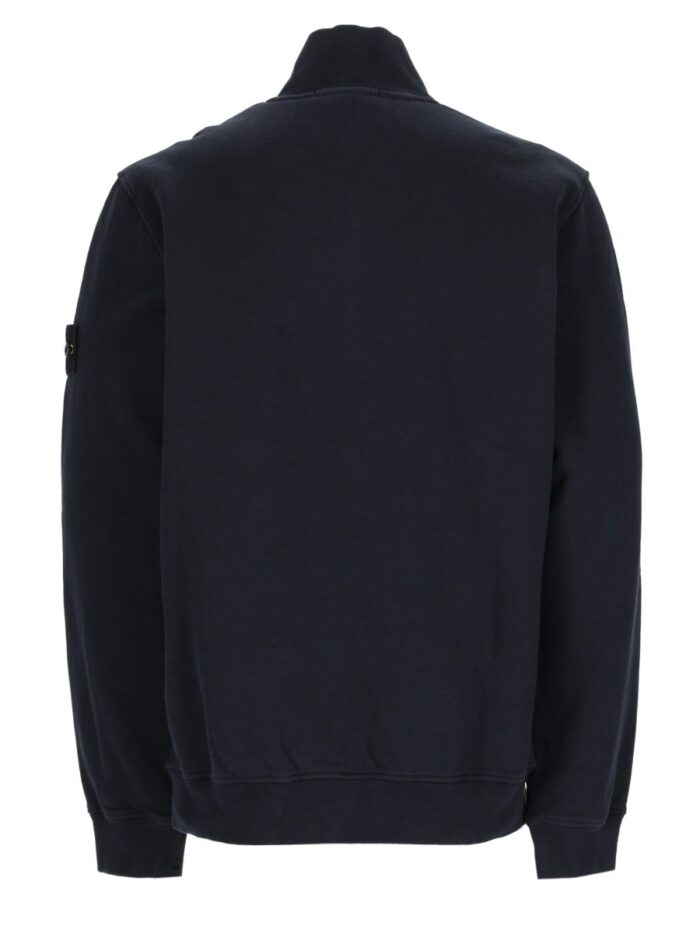Stone Island FELPA CON ZIP CORTA
