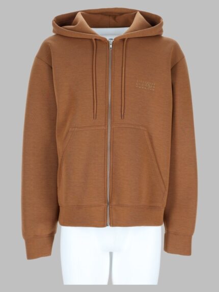 MM6 MAISON MARGIELA Felpa Con Zip E Cappuccio