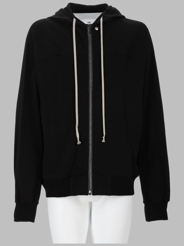 rick owens felpa con zip e cappuccio RICK OWENS FELPA CON ZIP E CAPPUCCIO