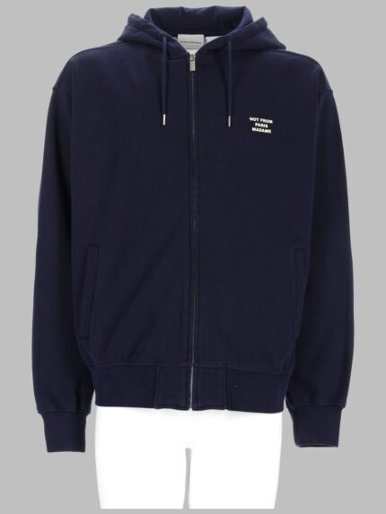 Drole De Monsieur FELPA CON ZIP E CAPPUCCIO