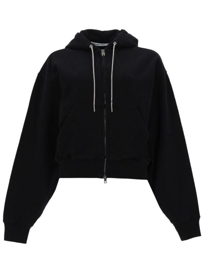 alexander wang felpa con zip e cappuccio Alexander Wang FELPA CON ZIP E CAPPUCCIO