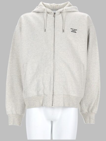 Drole De Monsieur FELPA CON ZIP E CAPPUCCIO