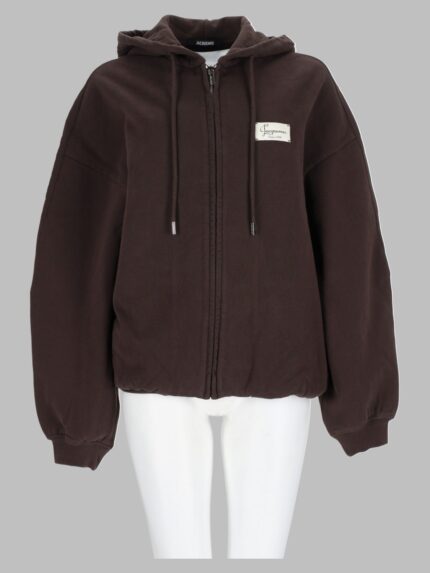 JACQUEMUS Felpa "Corso" Con Cappuccio E Zip