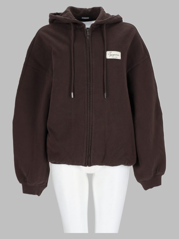 JACQUEMUS Felpa "Corso" Con Cappuccio E Zip