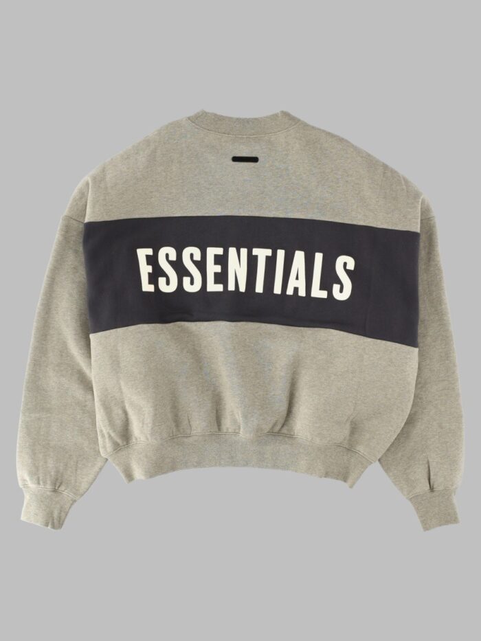 FEAR OF GOD ESSENTIALS Felpa Cropped Con Stampa